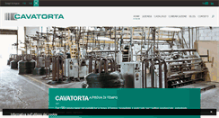 Desktop Screenshot of cavatorta.it