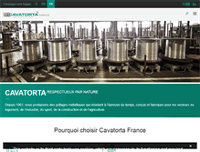 Tablet Screenshot of cavatorta.fr